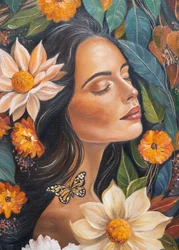 Sereno sueño floral