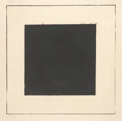 Cuadrado negro de "Suprematismo: 34 dibujos"
