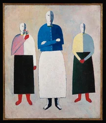Composición con La Gioconda (óleo, lápiz y collage sobre lienzo)