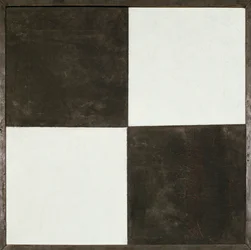 Cuatro cuadrados (óleo sobre lienzo)
