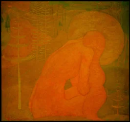 Oración (Estudio para un fresco)