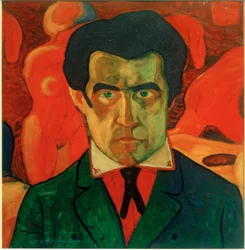 Autorretrato, 1908-1910