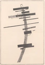Sensación del movimiento y del obstáculo de "Suprematismo: 34 dibujos"