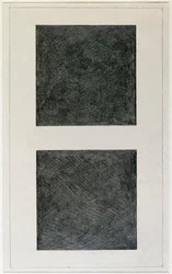 Elemento suprematista: dos cuadrados