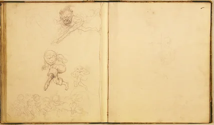 Cuaderno de bocetos para el 