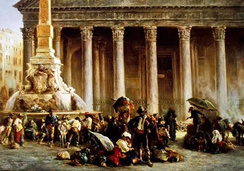 El curandero de la Piazza Rotondo, Roma