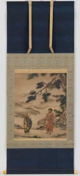 Encuentro de Yun-men Wen-yen y Fa-yen Wen-i, período Muromachi