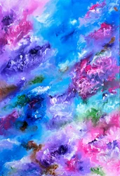 Flores abstractas llenas de colorido