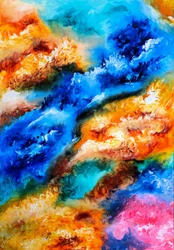 Abstracto fluido y vibrante