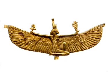 Museo de Bellas Artes de Boston, Artefacto nubio de Gebel Barkal, Sudán, oro, Isis, MUSE..., 2007 (foto)