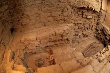 Moche; Burials; Huaca Dos Cabezas-Jecetepeque, Chris Donovan