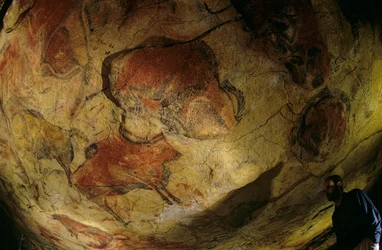 La galería de los bisontes, Cueva de Altamira, España, 2000 (foto)