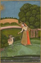 Todi Ragini, de una serie de Ragamala