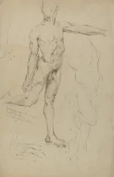 (Sin título) (Estudios de desnudos masculinos)