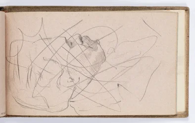 Página de cuaderno de bocetos: Retrato de un hombre