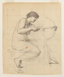 Estudio para "La educación de Cupido"
