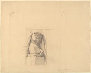 Estudio de un torso de yeso