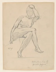Estudio de una figura femenina
