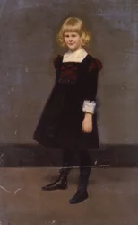 Sin título, Retrato de una niña joven, ca. 1900