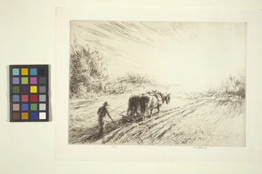 Arado temprano (primavera) (grabado)