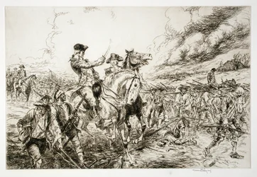 George Washington en Valley Forge