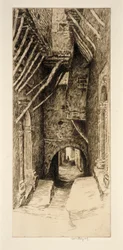 Escalones y puertas (calle del Mar Rojo)