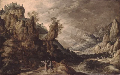 Paisaje con Tobías y el ángel