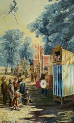 El espectáculo (Punch And Judy) (pintura)
