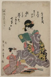 Niña leyendo un libro, 1787-1867