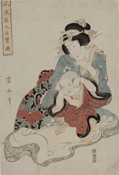 Mujer y niño