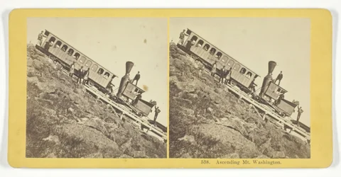 Ascendiendo el Monte Washington, 1855-75. Creadores: Hermanos Kilburn, BW Kilburn