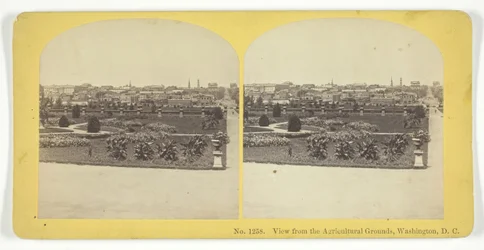 Vista desde los terrenos agrícolas, Washington, D.C.