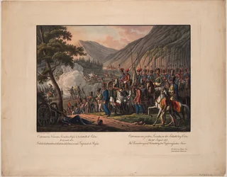Conde General Alexander Ostermann-Tolstoy en la Batalla de Kulm el 29 de agosto de 1813