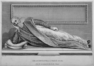 Monumento a Sir Edward Bruce en Rolls Chapel, Chancery Lane, Ciudad de Londres, 1794