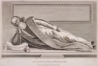 Monumento a Sir Edward Bruce en Rolls Chapel, Chancery Lane, Londres, 1794