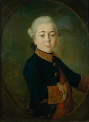 Retrato del Conde Nikolai Dmitrievich Matyushkin de niño