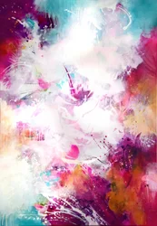 Abstracto fluido y colorido