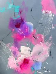 Flores abstractas llenas de colorido
