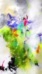 Movimiento abstracto vibrante