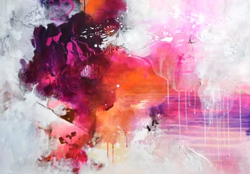 Un flujo de colores vivos