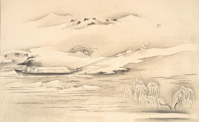 Libro de Ehon Ginsekai El Mundo en Plata, finales del siglo XVIII-principios del siglo XIX