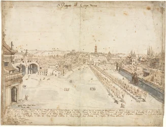 Dieciocho vistas de Roma: El Campo Vaccino (El Foro Romano)
