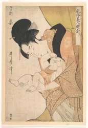 «Hora de la rata: amante», de la serie Costumbres cotidianas de las mujeres (Fuzoku bijin tokei)