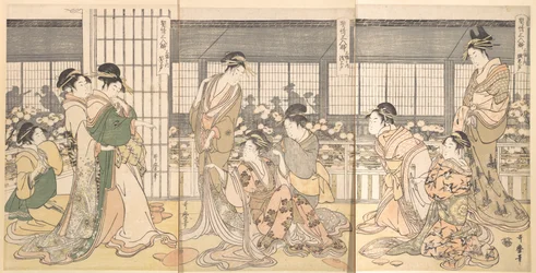 Tres Cortesanas Intoxicadas, 1790s