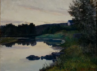 Tarde de verano (óleo sobre lienzo)