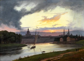 Noruega:  Dresde al atardecer Dresde al atardecer