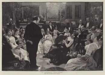 Una recitación humorística