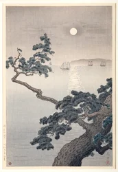Playa de Akashi, primavera