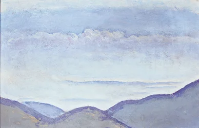 Berge - Montañas ... (óleo sobre cartón)
