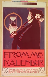 Diseño para el Calendario Frommes, para la 14ª Exposición de la Secesión de Viena, 1902